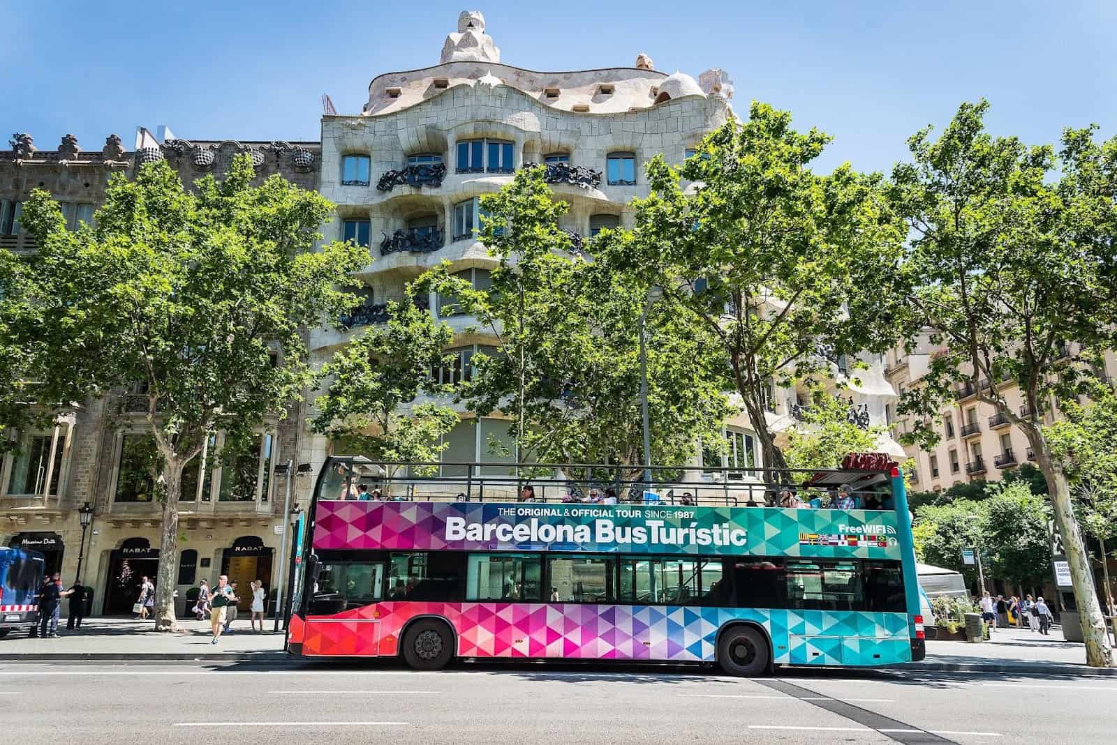 Hop-on Hop-off bus Barcelone